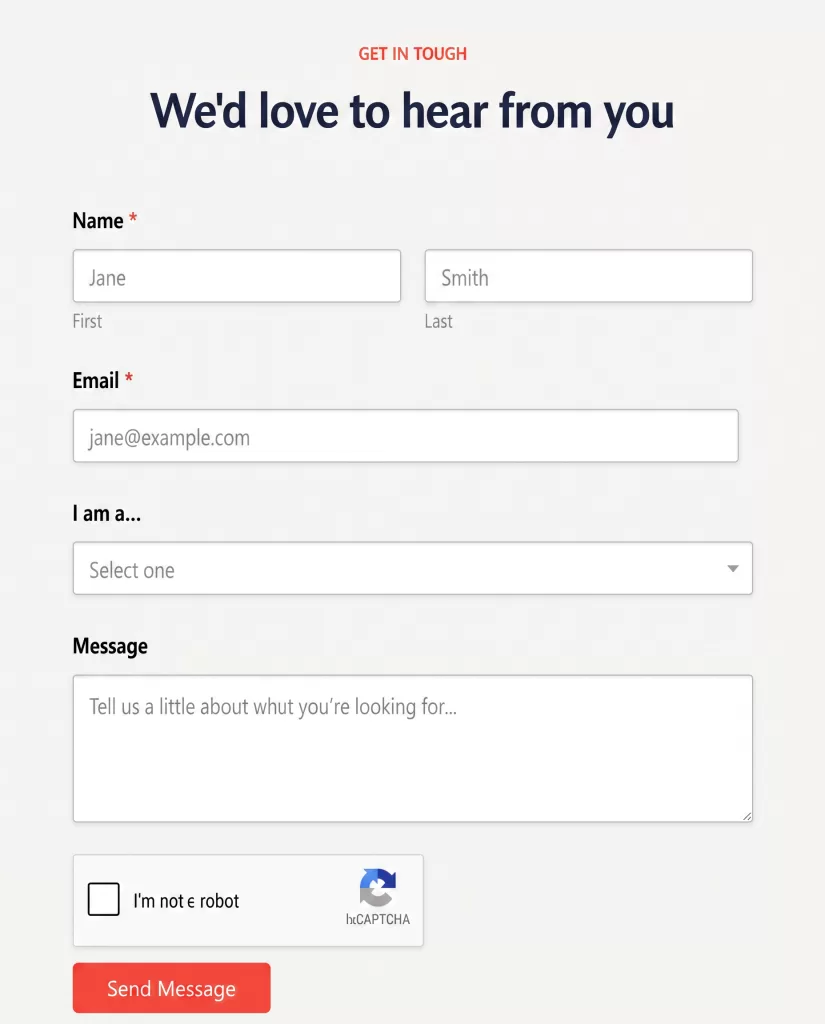 get in touch