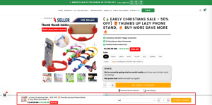 Early Christmas sale